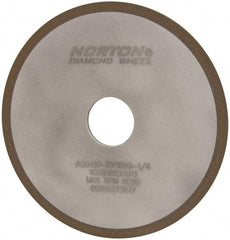 Norton - 6" Diam x 1-1/4" Hole x 1/8" Thick, 150 Grit Surface Grinding Wheel - Diamond, Type 1A1, Very Fine Grade, Resinoid Bond - A1 Tooling