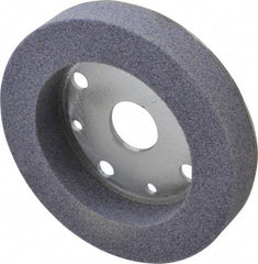 Norton - 6" Diam, 1-1/4" Hole Size, 1" Overall Thickness, 46 Grit, Type 2 Tool & Cutter Grinding Wheel - Coarse Grade, Aluminum Oxide, K Hardness, Vitrified Bond, 3,600 RPM - A1 Tooling