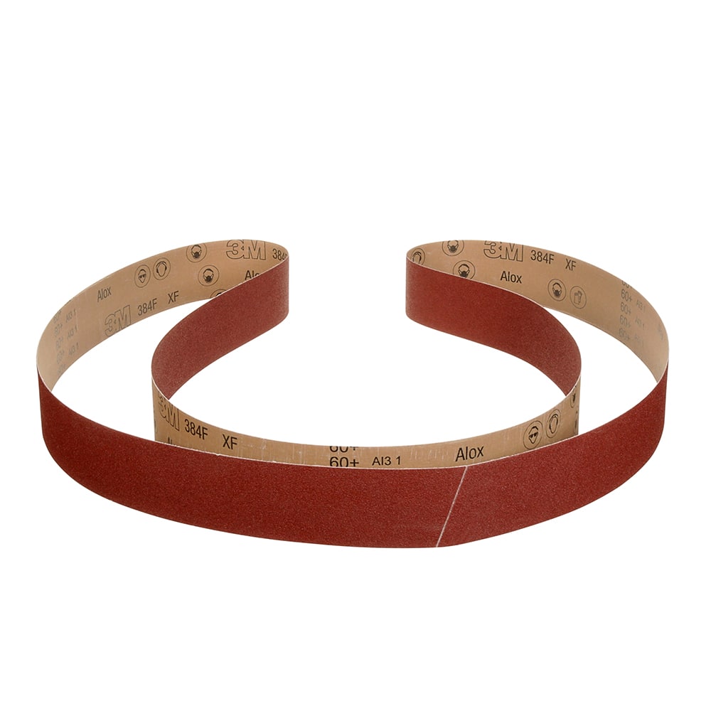 3M - Abrasive Belts; Abrasive Type: Coated ; Belt Width (Inch): 1/2 ; Overall Length (Inch): 24 ; Abrasive Material: Aluminum Oxide ; Grit: 80+ ; Backing Material: Cloth - Exact Industrial Supply