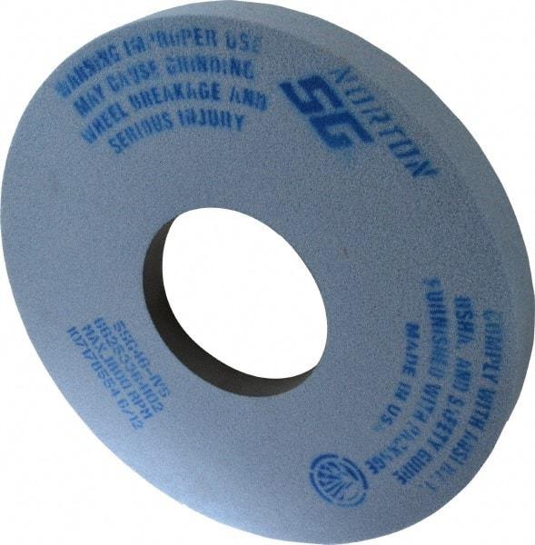 Norton - 14" Diam x 5" Hole x 1-1/2" Thick, I Hardness, 46 Grit Surface Grinding Wheel - Ceramic, Type 5, Coarse Grade, 1,800 Max RPM, Vitrified Bond, One-Side Recess - A1 Tooling