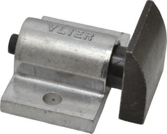 Vlier - 2" Body Width x 1-3/8" Body Len, 1/4" Stroke Len, 1-1/2" Btw Mt Hole Ctrs, 1.312" Btw Mt Hole & Edge, Tangless Square Spring Locating Stop - Exact Industrial Supply