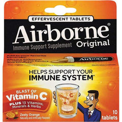 Airborne - Orange Flavor Immune Support Tablets - Vitamins/Supplements - A1 Tooling