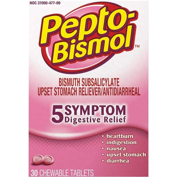 Pepto-Bismol - Original Flavor Medi-First Pain Relief Chewables - Antacids & Stomach Relief - A1 Tooling