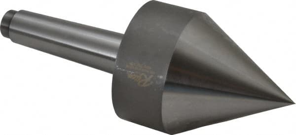 Riten - MT4 Taper Shank, Live Center - 3-1/2" Point Diam, 4-15/16" Point Len, 1,500 Lb Max Workpc, Pipe Nose Point - A1 Tooling