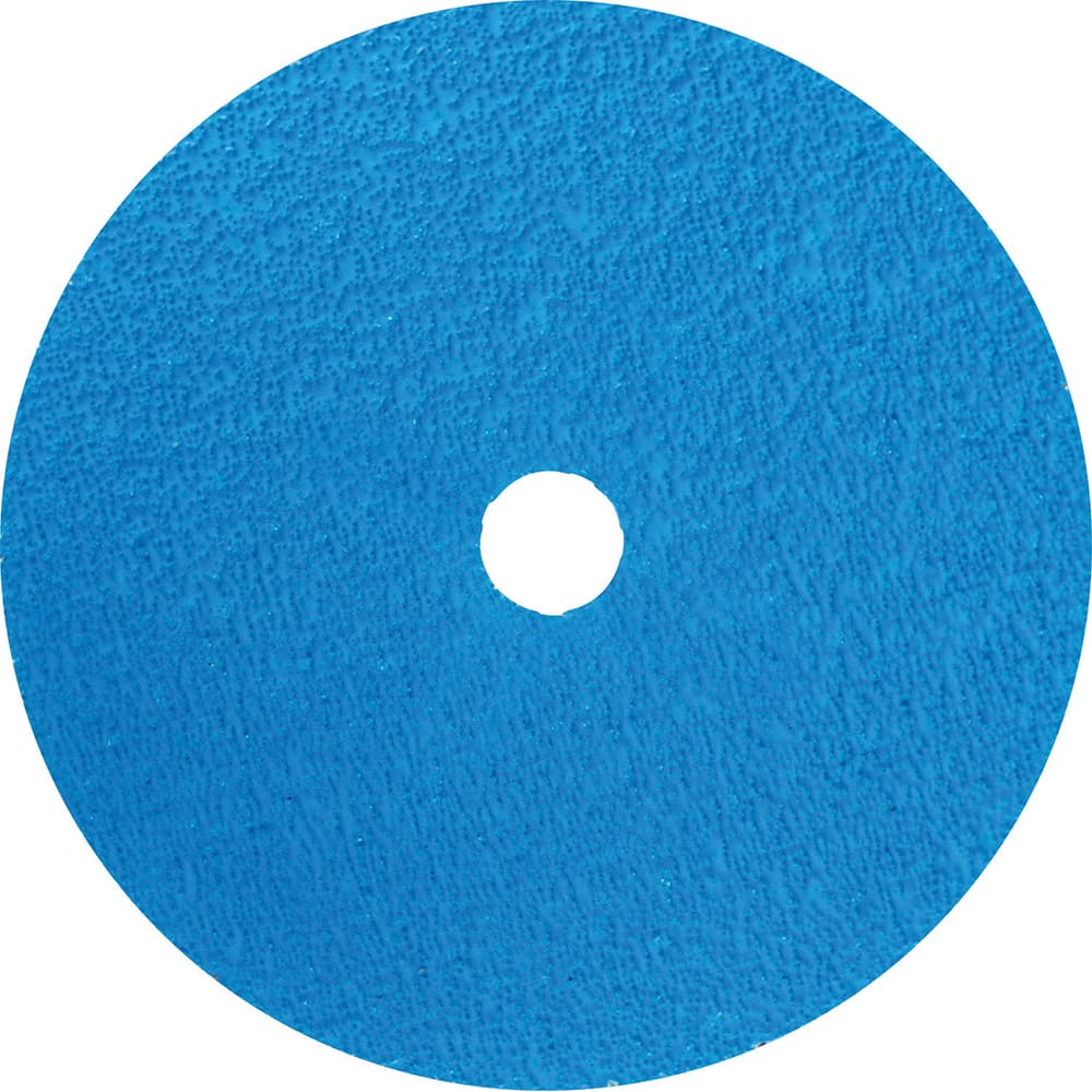 PFERD - Fiber Discs; Disc Diameter (Inch): 7 ; Abrasive Material: Ceramic ; Grit: 36 ; Center Hole Size (Inch): 7/8 ; Backing Material: Fiber ; Disc Color: Blue - Exact Industrial Supply