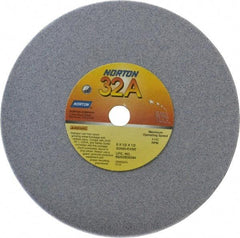 Norton - 6" Diam x 1/2" Hole x 1/2" Thick, K Hardness, 60 Grit Surface Grinding Wheel - Aluminum Oxide, Type 1, Medium Grade, 4,140 Max RPM, Vitrified Bond, No Recess - A1 Tooling