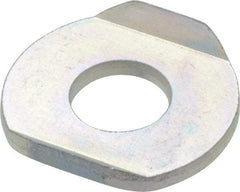 De-Sta-Co - Zinc Plated, Carbon Steel, Flanged Washer for 3/8" Diam Clamp Spindle - 3/8-16 Thread, 0.41" Hole Diam, 1" Overall Diam, 3/4" Between Flanges - A1 Tooling