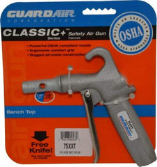 Guardair - 120 Max psi Maximum Power Venturi Nozzle Pistol Grip Blow Gun - 1/4 NPT, 2" Tube Length, Aluminum - A1 Tooling