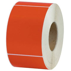 Value Collection - Pack of 4 Rolls, 1,000 Labels per Roll, 4" x 6" Red Topcoated Facestock Thermal Labels - A1 Tooling