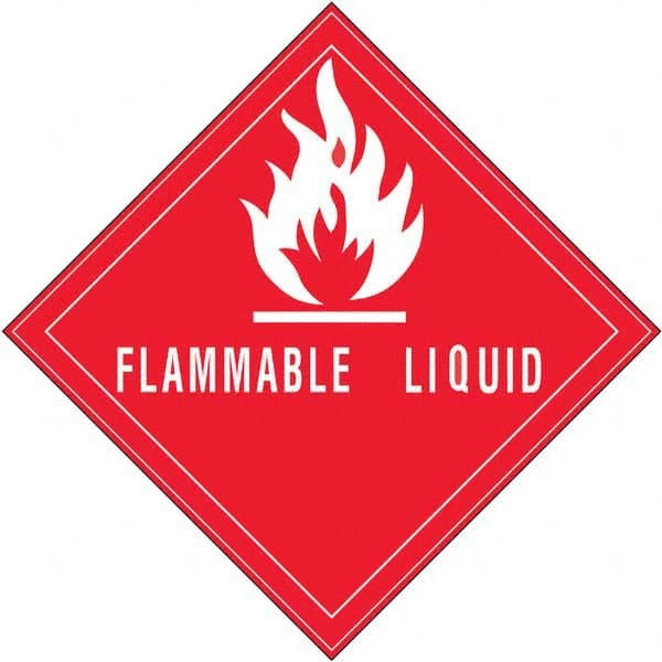 Tape Logic - Shipping Label, Header: Flammable Warning - A1 Tooling