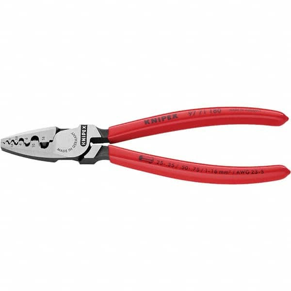 Knipex - Crimpers Type: Crimping Pliers Style: Crimping Pliers for End Sleeves (Ferrules) - A1 Tooling