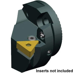 Kennametal - Left Hand Cut, 32mm Min Bore Diam, Size 25 Steel Modular Boring Cutting Unit Head - 32mm Max Bore Depth, Compatible with TNMA 160408 - A1 Tooling