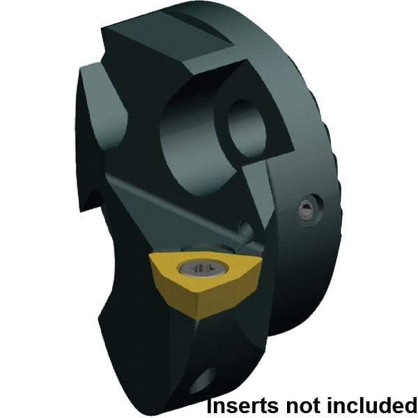 Kennametal - Left Hand Cut, 32mm Min Bore Diam, Size 25 Steel Modular Boring Cutting Unit Head - 32mm Max Bore Depth, Compatible with WPMT 04 02 04 - A1 Tooling