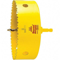 Starrett - 6" Diam, 2" Cutting Depth, Hole Saw - High Speed Steel Saw, Toothed Edge - A1 Tooling