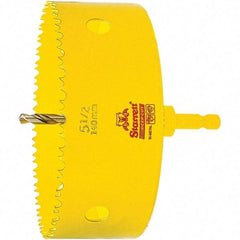 Starrett - 5-1/2" Diam, 2" Cutting Depth, Hole Saw - High Speed Steel Saw, Toothed Edge - A1 Tooling