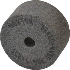 Norton - 60 Grit Aluminum Oxide Type 5 Internal Grinding Wheel - 2" Diam x 3/8" Hole x 1" Thick, 16,235 Max RPM, Type 5 Medium Grade, K Hardness, Vitrified Bond, No Recess - A1 Tooling