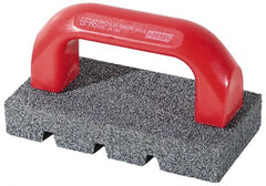 Norton - 20 Grit Silicon Carbide Rectangular Roughing Stone - Very Coarse Grade, 3-1/2" Wide x 8" Long x 1-1/2" Thick - A1 Tooling