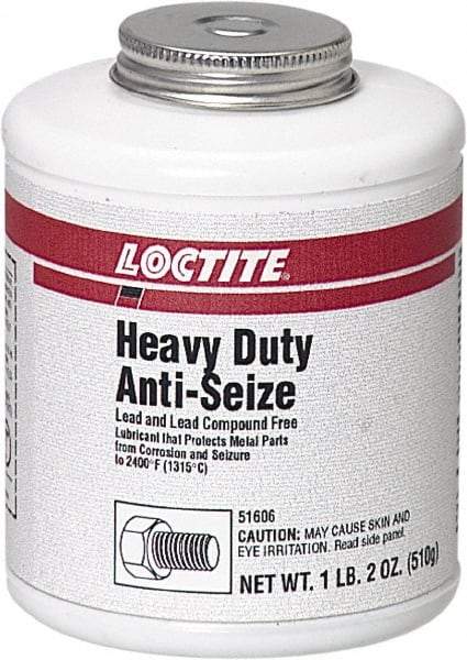 Loctite - 1.2 Lb Brush Top Anti-Seize Lubricant - Graphite, 2,400°F, Black - A1 Tooling