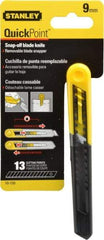 Stanley - Snap Utility Knife - 4.33" Blade, Yellow Handle, 1 Blade Included - A1 Tooling