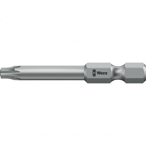 Wera - 6mm Drive IPR3 Tamperproof Torx Screwdriver Bit - 50mm OAL, Power Bit - A1 Tooling