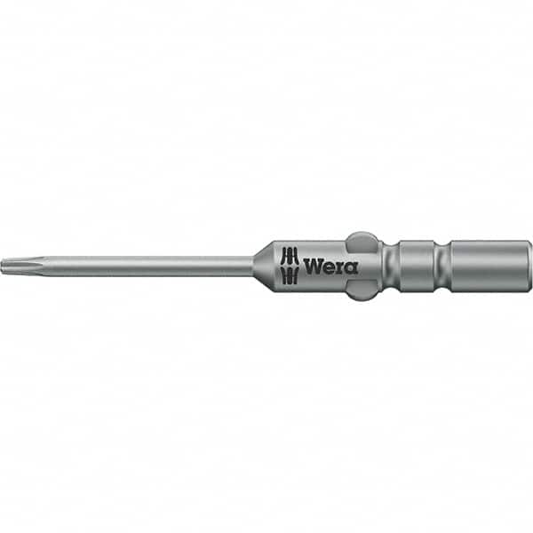 Wera - 4mm Drive IPR1 Tamperproof Torx Screwdriver Bit - 60mm OAL, Power Bit - A1 Tooling