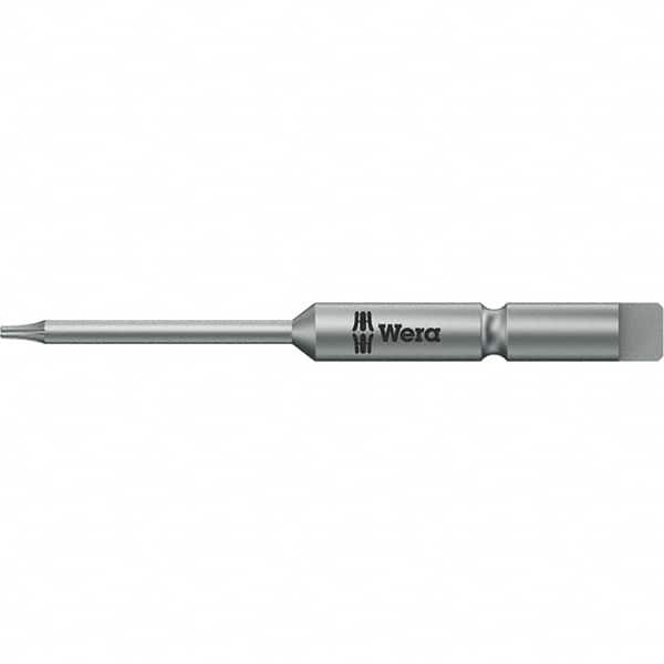 Wera - 4mm Drive IPR1 Tamperproof Torx Screwdriver Bit - 64mm OAL, Power Bit - A1 Tooling