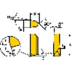 CSG-8312-2T0320 Grade 670  Insert for Grooving - A1 Tooling