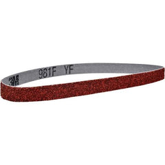 3M - 3/4" Wide x 18" OAL, 60 Grit, Ceramic Abrasive Belt - Ceramic, Coated, YF Weighted Cloth Backing, Series 981F - A1 Tooling