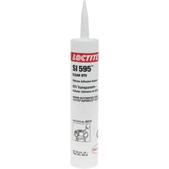 Loctite - 300 mL Cartridge Clear RTV Silicone Joint Sealant - -65 to 450°F Operating Temp, 30 min Tack Free Dry Time, 24 hr Full Cure Time - A1 Tooling