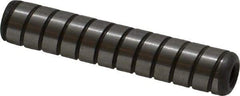 Holo-Krome - 3/8" Diam x 2" Pin Length 4000 Alloy Steel Pull Out Dowel Pin - Black Luster Finish, C 47-58 & C 60 (Surface) Hardness, 1 Beveled & 1 Threaded End - A1 Tooling