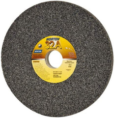 Norton - 8" Diam x 1-1/4" Hole x 3/4" Thick, H Hardness, 46 Grit Surface Grinding Wheel - Aluminum Oxide, Type 1, Coarse Grade, 3,600 Max RPM, Vitrified Bond, No Recess - A1 Tooling