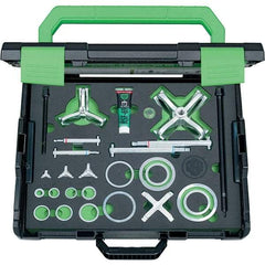 KUKKO - 38 Piece, 3/8 to 3-7/8" Spread, Blind Hole Puller Set - 2 Bolts, 14 Jaws, 6-3/16" Reach - A1 Tooling