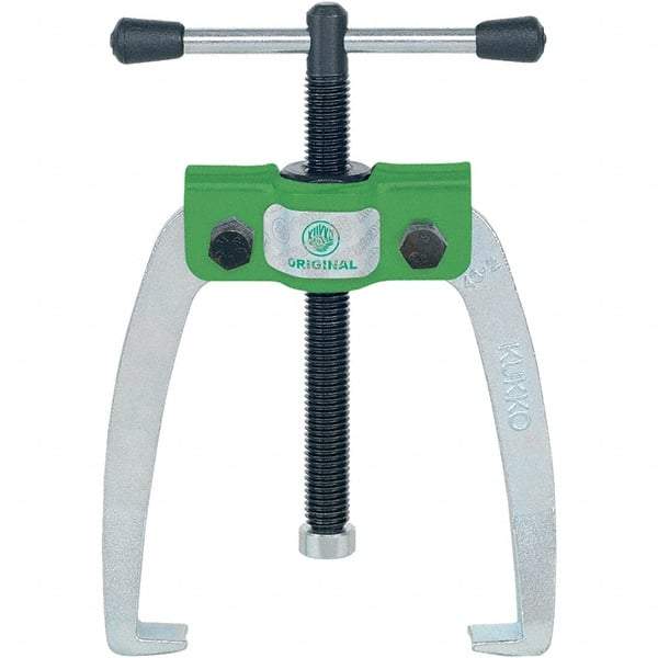 KUKKO - 2 Jaw, 1/4" to 2-3/4" Spread, 1 Ton Capacity, Jaw Puller - 2-3/4" Reach, For Bearings, Gears, Discs - A1 Tooling