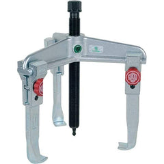 KUKKO - 3 Jaw, 1-1/2" to 6-3/8" Spread, 7-1/2 Ton Capacity, Reversible Puller - 5-7/8" Reach, For Bearings, Gears, Discs, Bushings, Seals - A1 Tooling