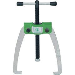 KUKKO - 2 Jaw, 1/4" to 3-3/16" Spread, 1 Ton Capacity, Jaw Puller - 3-3/16" Reach, For Bearings, Gears, Discs - A1 Tooling