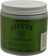 Loctite - 1 Lb Water Soluble Compound - Compound Grade Super Fine, 800 Grit, Black & Gray, Use on General Purpose - A1 Tooling