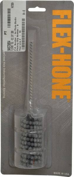 Brush Research Mfg. - 1-3/8" Bore Diam, 320 Grit, Silicon Carbide Flexible Hone - Extra Fine, 8" OAL - A1 Tooling