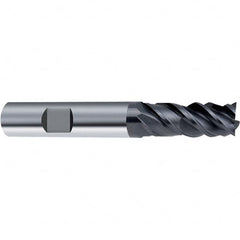 Guhring - 20mm, 4 Flute, Single End, Solid Carbide, Corner Chamfer End Mill - 104mm OAL, 48° Helix, Right Hand Flute, 45mm LOC, Right Hand Cut - A1 Tooling