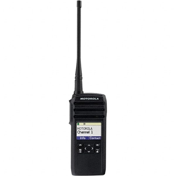 Motorola Solutions - 350,000 Sq Ft Range, 50 Channel, 1 Watt, Series DTR, Professional Two Way Radio - Exact Industrial Supply