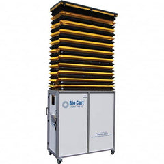 Air-Care - 36" Wide x 36" High x 75" Deep, Air Cleaner Containment Cart - A1 Tooling