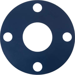 USA Sealing - Flange Gasketing; Nominal Pipe Size: 8 (Inch); Inside Diameter (Inch): 8-5/8 ; Thickness: 1/16 (Inch); Outside Diameter (Inch): 13-1/2 ; Material: Silicone Rubber ; Color: Red - Exact Industrial Supply