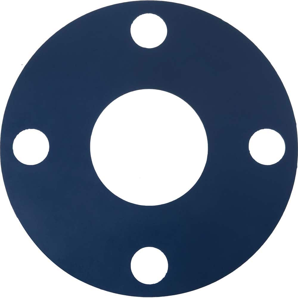 USA Sealing - Flange Gasketing; Nominal Pipe Size: 3/4 (Inch); Inside Diameter (Inch): 1-1/16 ; Thickness: 1/8 (Inch); Outside Diameter (Inch): 3-7/8 ; Material: Silicone Rubber ; Color: Red - Exact Industrial Supply