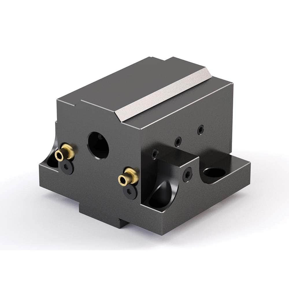 Global CNC Industries - Turret & VDI Tool Holders; Type: Mazak ID Block ; Clamping System: 94mm X 60mm ; Tool Axis: ID ; Through Coolant: No ; Additional Information: 4 Mounting Holes - Exact Industrial Supply