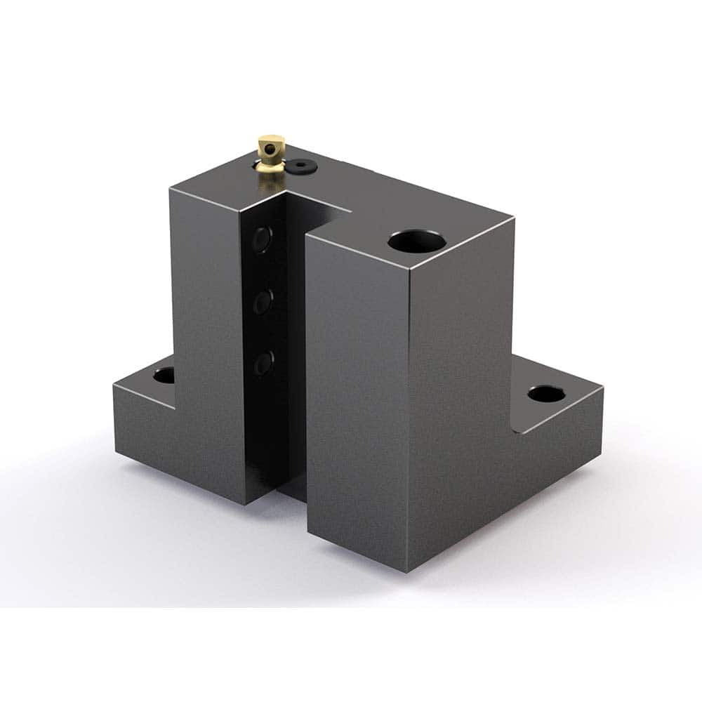 Global CNC Industries - Turret & VDI Tool Holders; Type: Okuma Howa OD Turning Block ; Clamping System: 120mm X 80mm ; Tool Axis: OD ; Through Coolant: No ; Outside Diameter (Decimal Inch): 1.0000 ; Additional Information: 4 Mounting Holes - Exact Industrial Supply