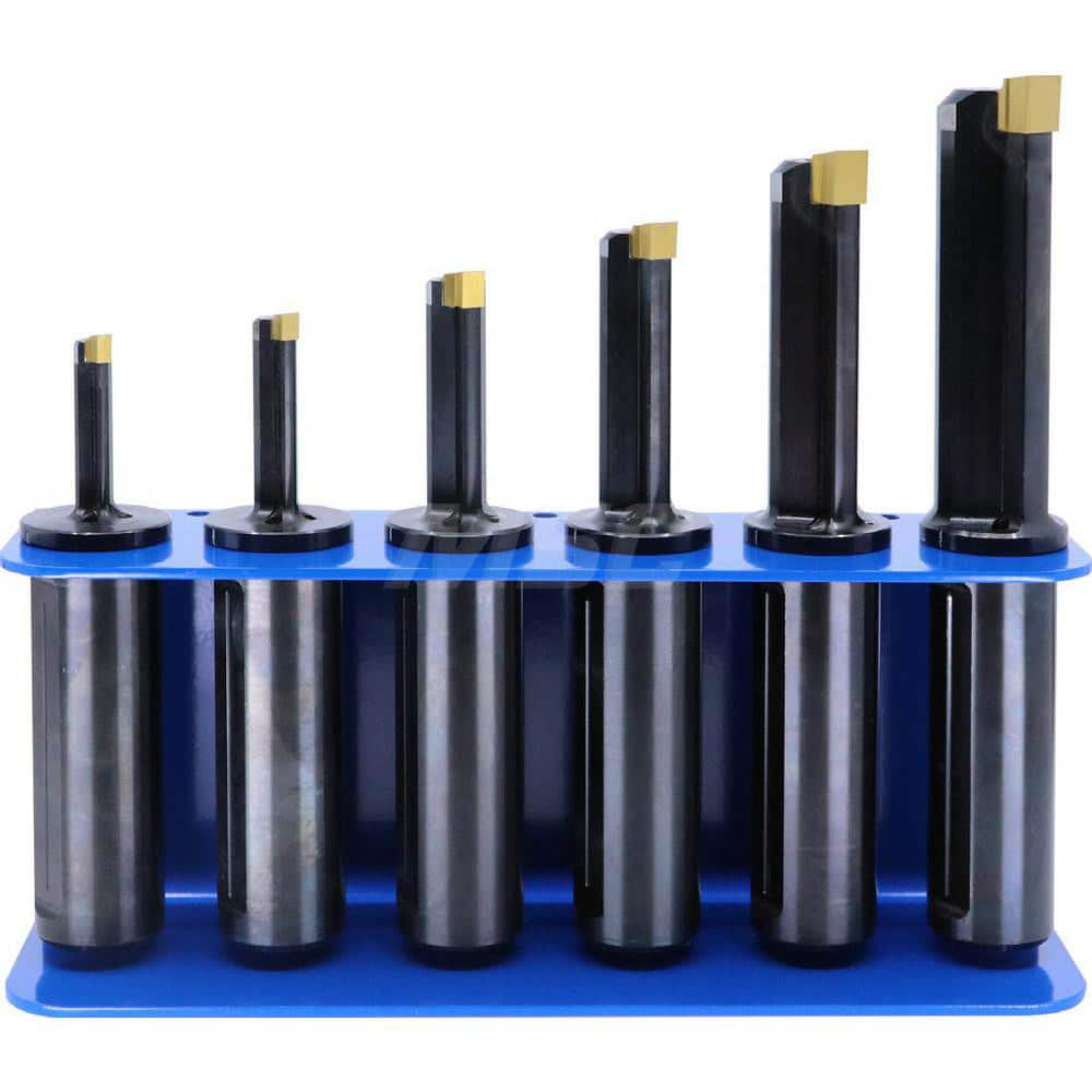 Indexable Broaching Kits; Kit Type: CNC Square Broaching Kit; For Use With.: CNC Broaching; Number of Pieces: 16; Includes: Metal Rack; Torx Drivers: T8, T15, T20; 6 Standard 32MM Shank Square Tool Holders: 8/10, 10/13, 13/16, 16/19, 19/27, 27/37; 6 Squar