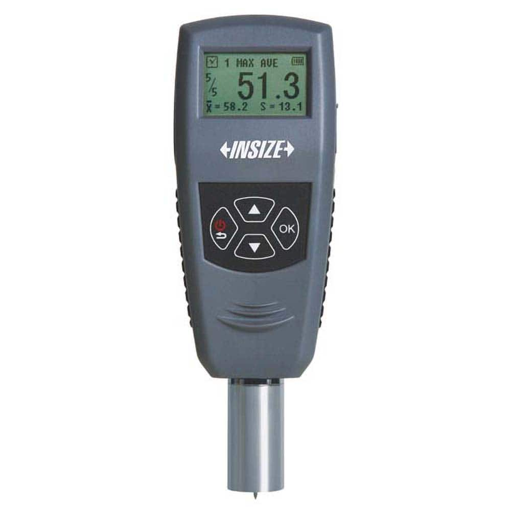 Insize USA LLC - Portable Electronic Hardness Testers; Scale Type: Shore ; Minimum Hardness: 0 HD ; Maximum Hardness: 100 HD ; Accuracy (pt.): 1 ; Hardness Range: 0 to 100 HD ; Resolution: 0.1 - Exact Industrial Supply