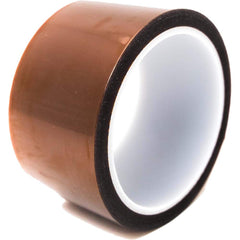 Bertech - Film Tape; Material Type: Polyimide ; Thickness (mil): 2.5000 ; Color: Amber ; Adhesive Material: Silicone ; Width (Inch): 2.95 ; Width (mm): 75.00 - Exact Industrial Supply