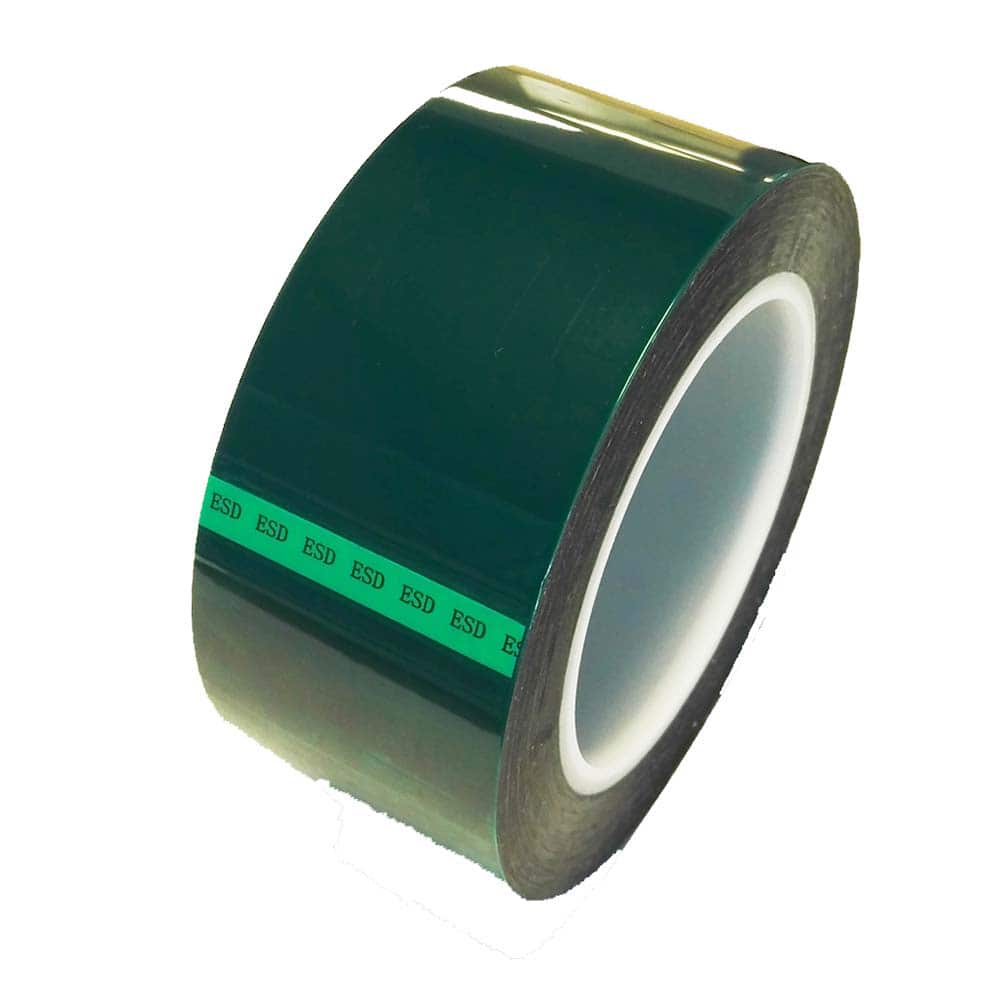 Bertech - Anti-Static Equipment Accessories; Type: ESD Polyester Tape ; Backing Material: Polyester (Film) ; Series: ESDGPT ; Tape Width (Inch): 0.59 ; Tape Length (Feet): 216.00 ; Tape Length (yd): 72.00 - Exact Industrial Supply