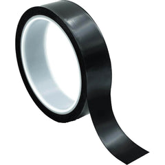 Bertech - Film Tape; Material Type: Polyimide ; Thickness (mil): 2.5000 ; Color: Black ; Adhesive Material: Silicone ; Width (Inch): 1.97 ; Width (mm): 50.00 - Exact Industrial Supply