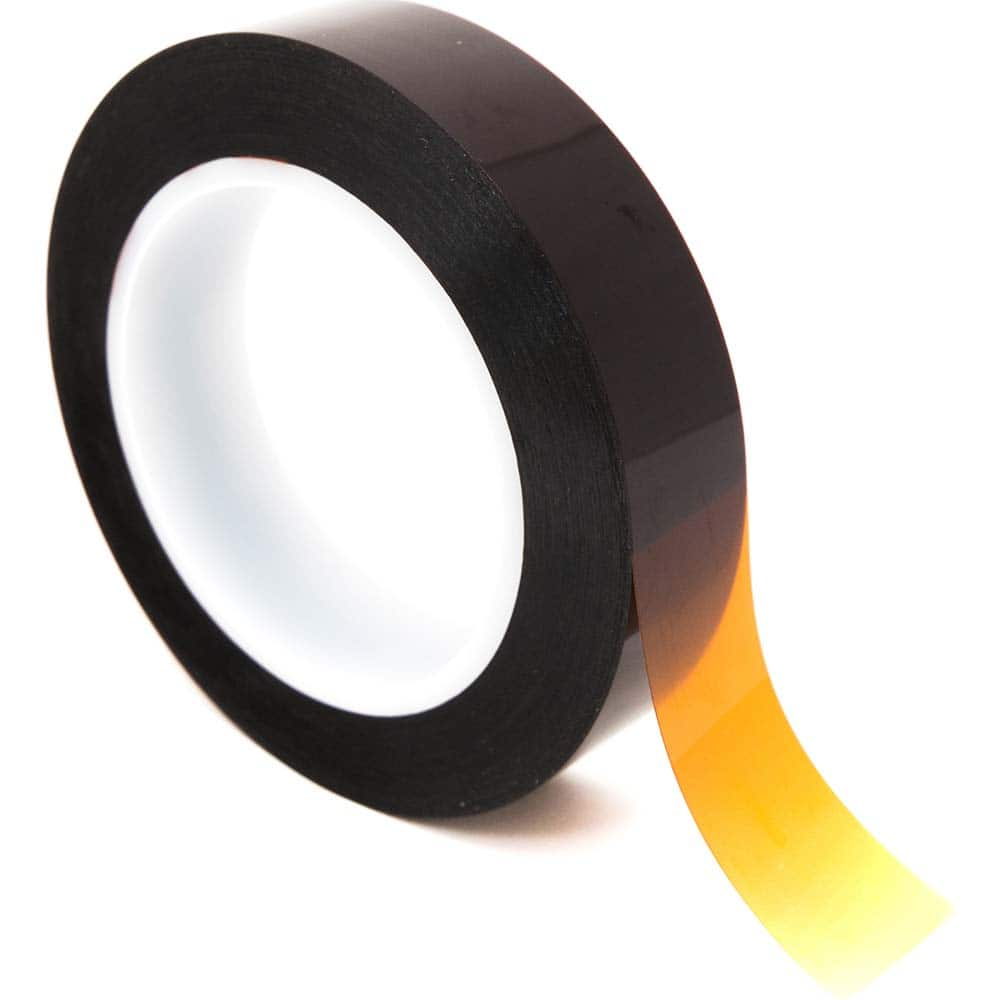 Bertech - Film Tape; Material Type: Polyimide ; Thickness (mil): 6.5000 ; Color: Amber ; Adhesive Material: Silicone ; Width (Inch): 0.59 ; Width (mm): 15.00 - Exact Industrial Supply